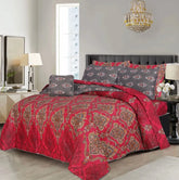 7 Pcs Comforter Set DZ-109 ( light weight filling )